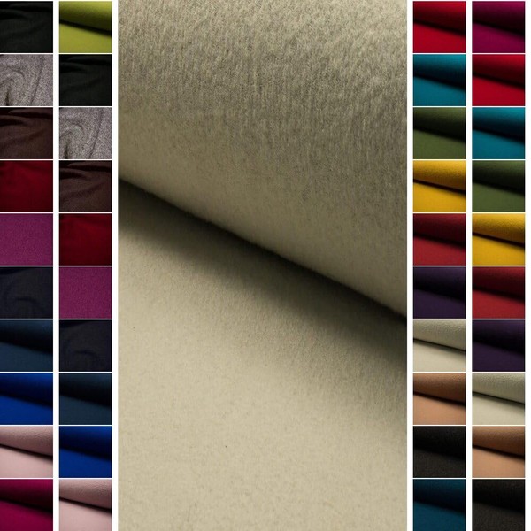 StoffBook Ecru high-quality Loden Walkloden fabric 620 g, D546