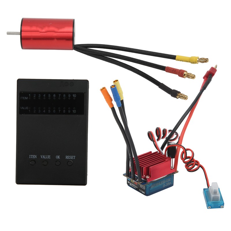 S2440 4000KV Brushless Motor Combo 35A ESC Programming Card Upgrade