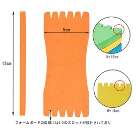 DFsucces 10 Piece Set Fishing Line Spool, Foam Roll, Storage, Fishing Line Board, Line Wire Fishing, Random Color (2.4 x 5.5 inches (6 x 14 cm), Set of 10