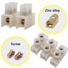 Tnisesm/30Pcs Quick Connect Screw Terminal Block 2/3 Position Wire Connectors