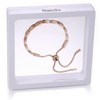 RainSo Magnetic Bracelet for Women Stainless Steel with Crystal Design