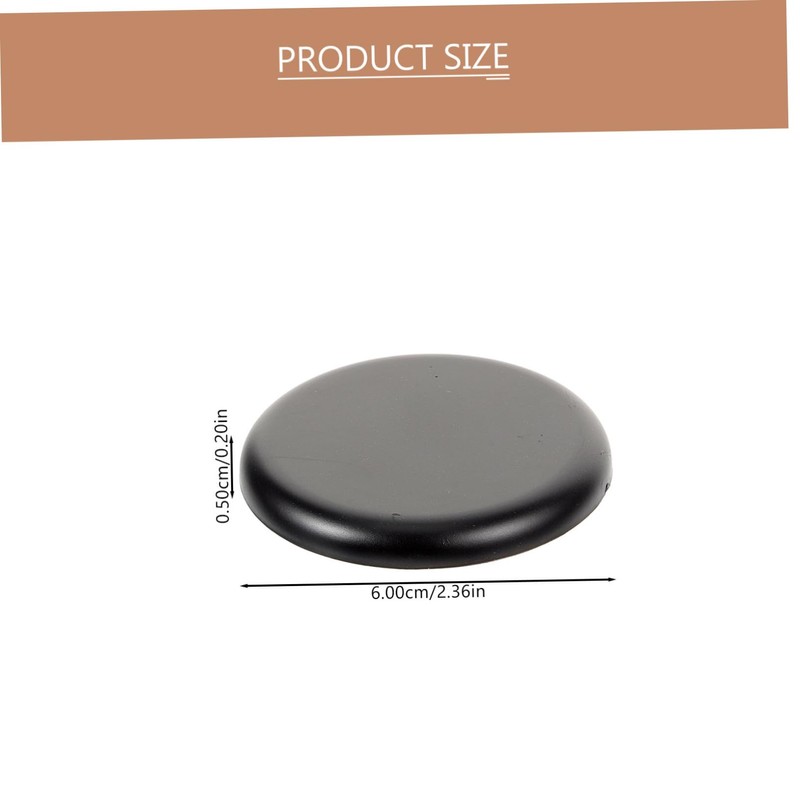 KOMBIUDA 2pcs Decorative Drywall Hole Covers Round Plastic Cover for