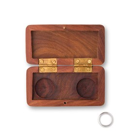 Weddingstar Pocket Size Wooden Wedding Ring Box