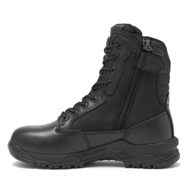 Magnum Strike Force 8" SZ WP Black Tactical Boots - Designed for Police, EMS, Security, Military, Hunting & Motorcycle w/Slip Resistant Michelin Outsole, 9.5