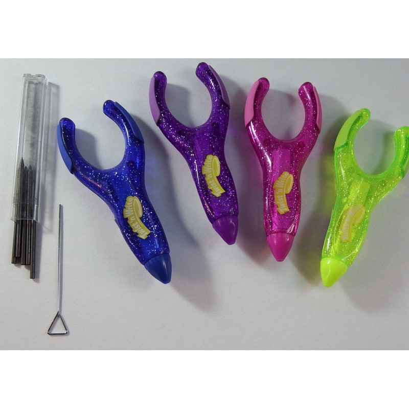 4 Twist N Write Mechanical Pencils with Pkg. of 5