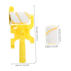 NOLITOY 1 Set Paint Edger Roller Tool Handheld Multi Functional Painting Supplies for Trim Corners Narrow Surfaces Ergonomic Design for Efficient Home Renovation