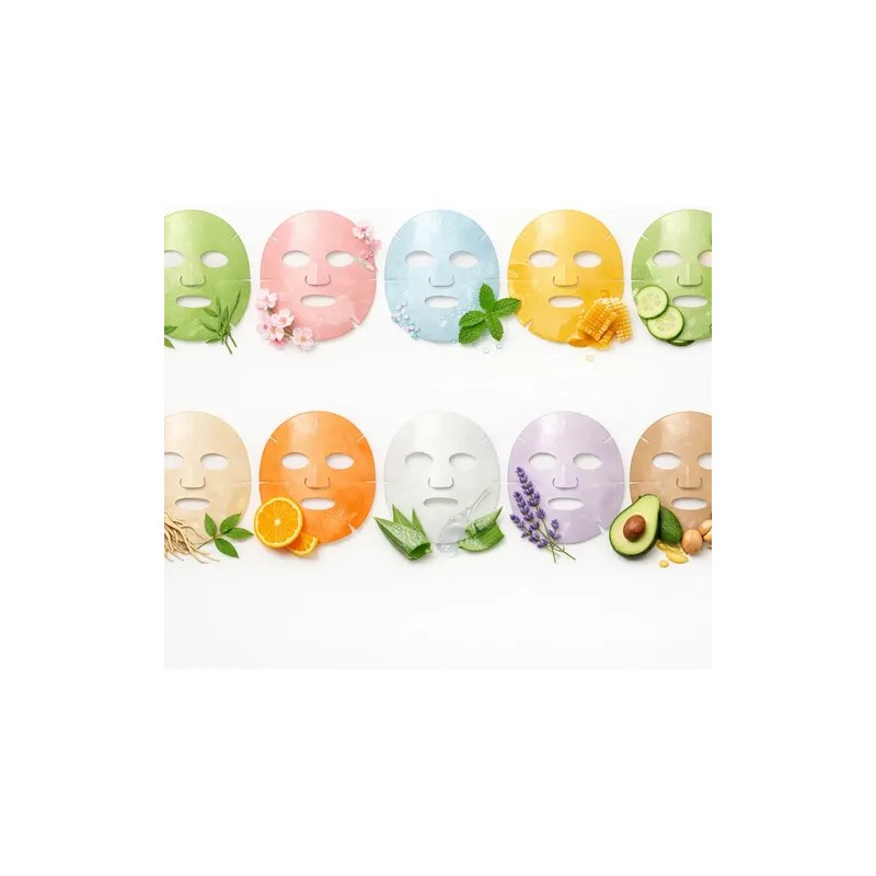Pack 20 Mascarillas Faciales Coreanas Hidratantes Skinova