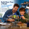 Mechanical Shark Building Set for Creative Play – 687-Piece Light-Up