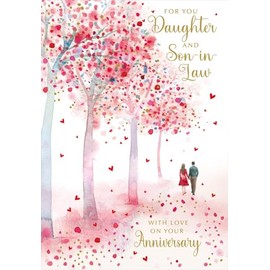 DAUGHTER & SON-IN-LAW Anniversary Card