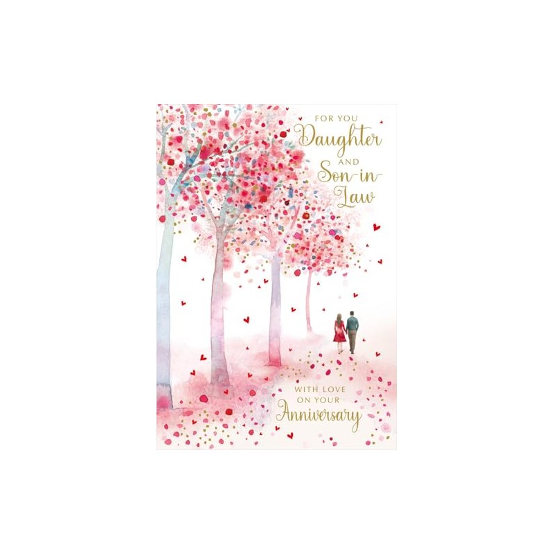 DAUGHTER & SON-IN-LAW Anniversary Card