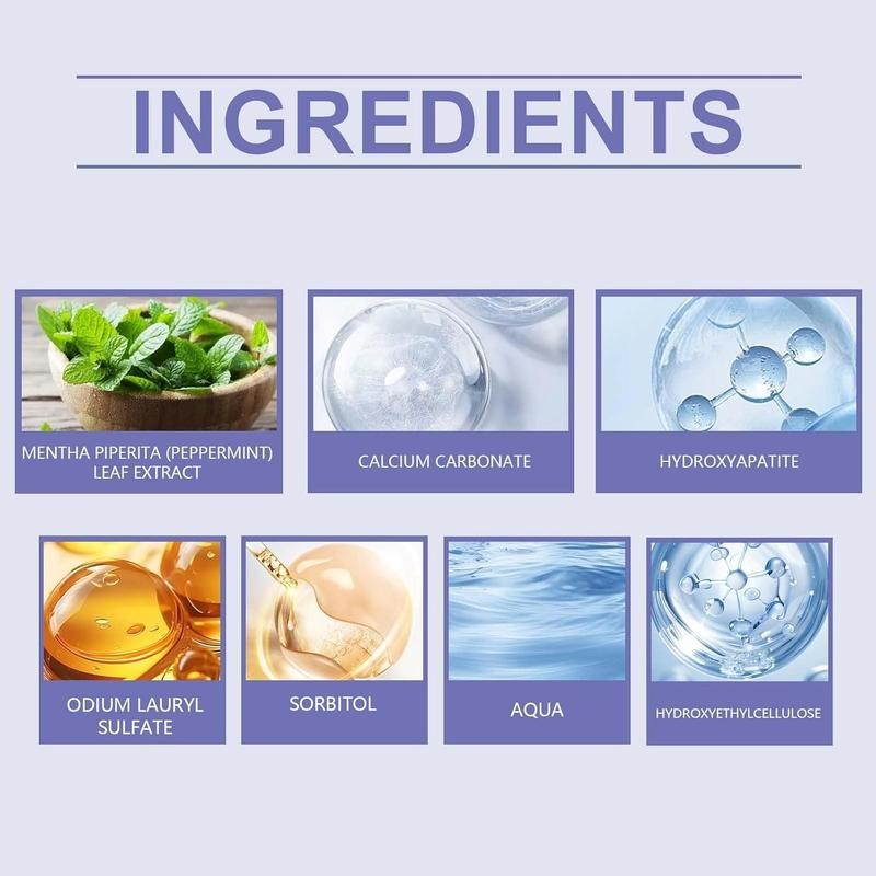 【7.5% HYDROXYAPATITE】Nano Toothpaste: Repair Enamel + Whiten Teeth Fluoride-Free Mint,