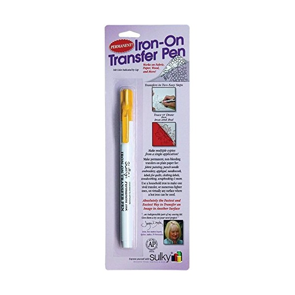 Sulky 40000-40042 Iron-On Transfer Pen, Yellow