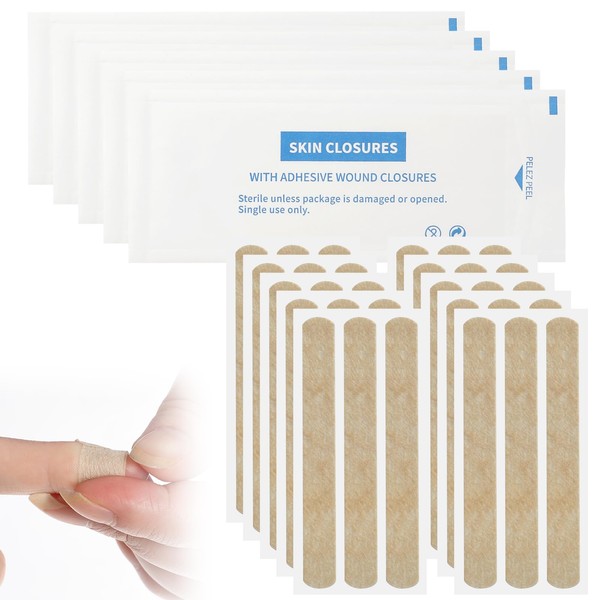 Skin Wound Closure Strips 30 Pcs Sterile Wounds Suture Closures