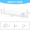 VAEHOLD Adhesive Acrylic Spice Rack with Nano Double Sided Tape