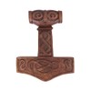 Face Hammer with Wooden Hand Carved Wall Art-Viking