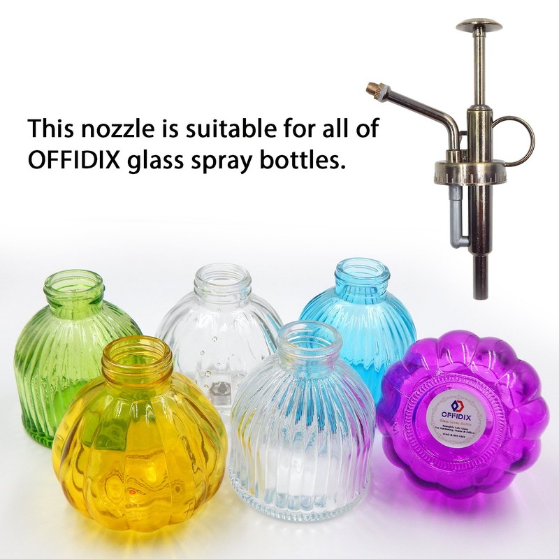 OFFIDIX Sprayers Watering Nozzles Replacement for Bottles Plastic Slivery Nozzle