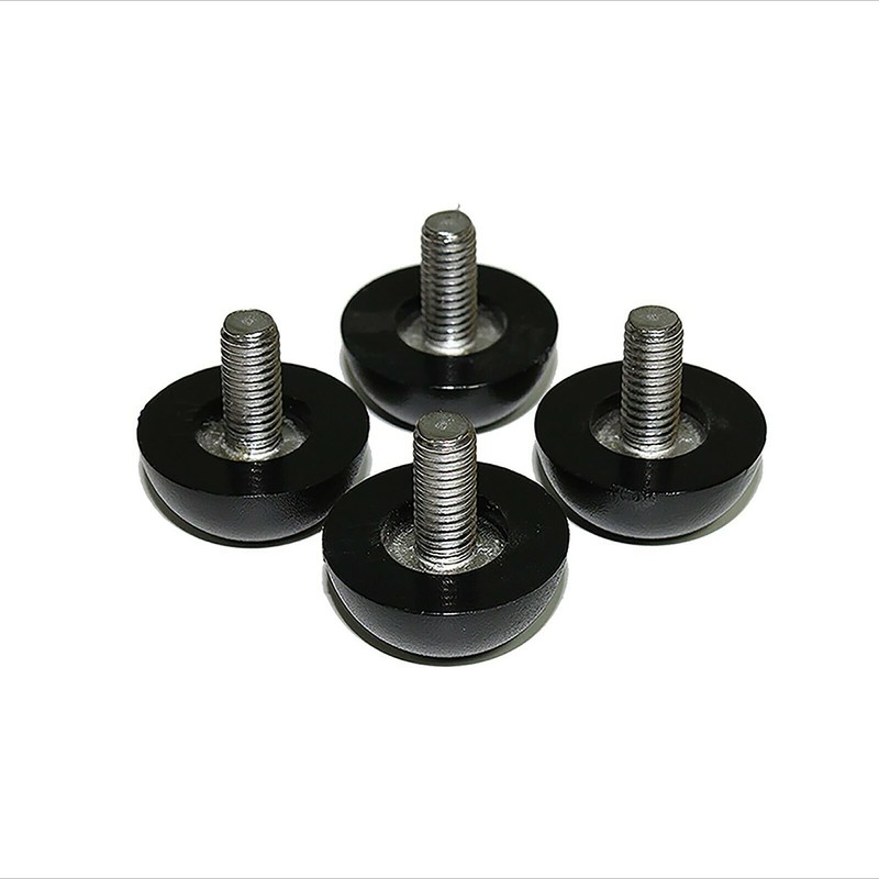 6mm x 1/2" Long Thread Stud Adjustable Glides for Patio