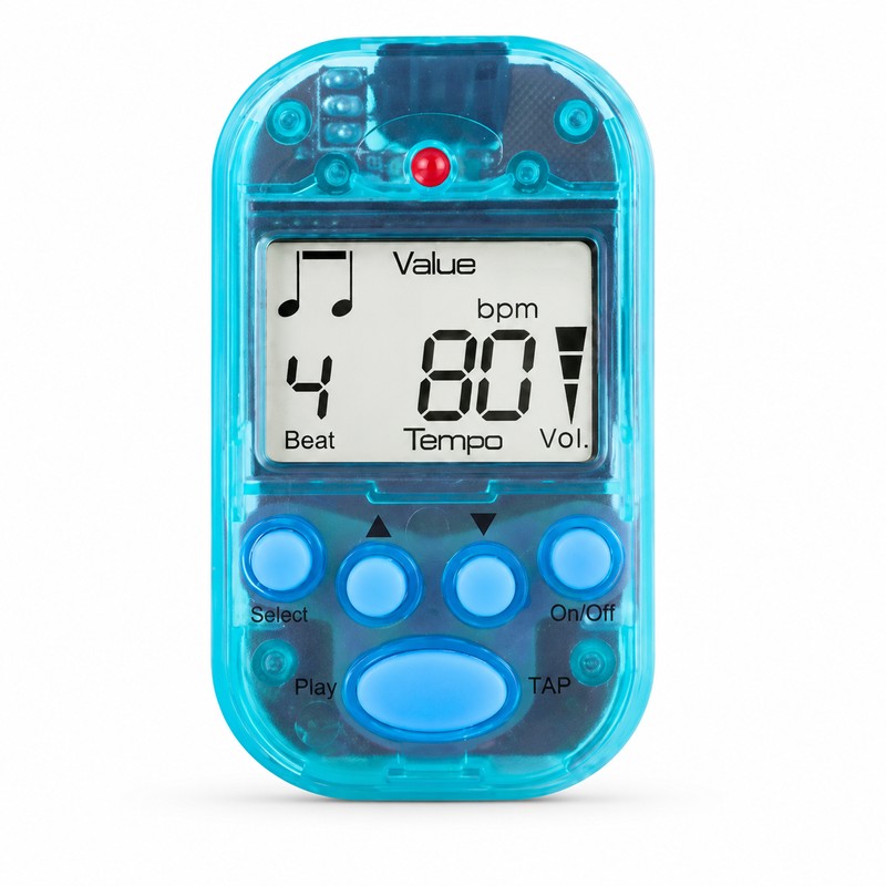 Mini Digital Metronome for Music Practice – Clip-On LCD Tempo