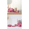 Floral Series Makeup Pouch, Pouch, Cosmetic Pouch, Tissue Case, Pink,