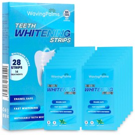 Waving Palms Teeth whitening Strips Kit for Tooth White: Professional Dental Teeth whitening Strips - 28 whitening strips- for The Perfect Smile