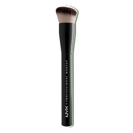 NYX - Brocha de maquillaje profesional con texto en inglés "Can't Stop Won't Stop
