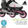 Rollerblade Microblade Free 3WD Kid's Size Adjustable Inline Skate, Black