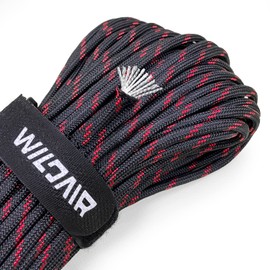 WILDAIR 750lb Paracord Parachute Cord Lanyard Ropes U.S. Military Type IV-11 Triple Strands 100FT Outdoor Camping