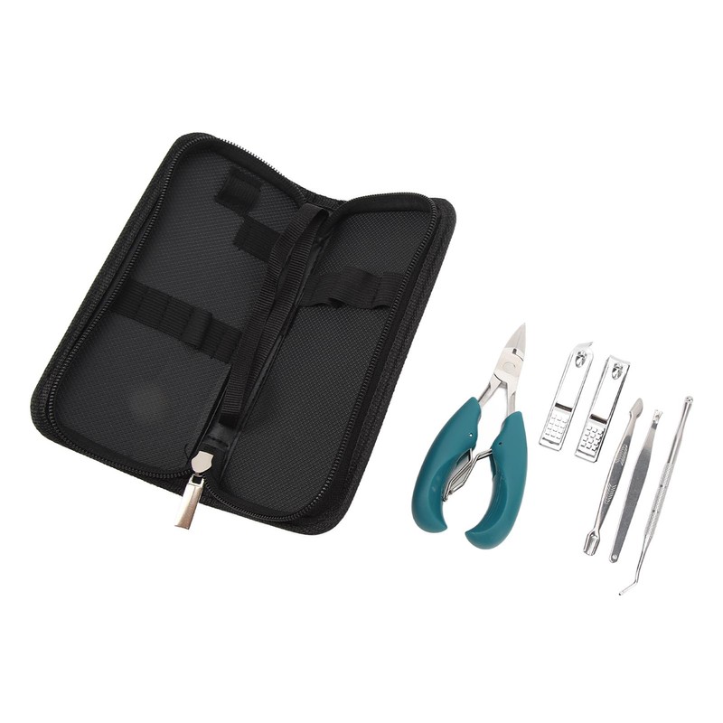 7pcs Nail Clippers Set Dead Skin Fork Paronychia Forceps Nail