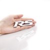 3D RS Emblem Front Grill Badge Decal Sticker Logo for