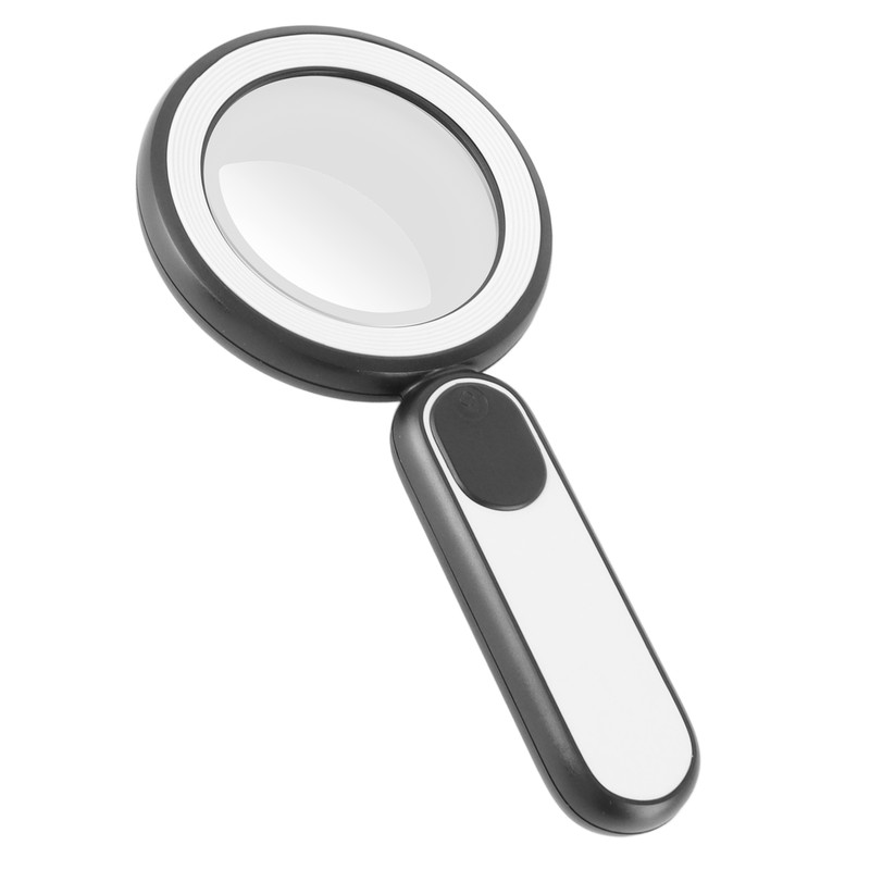 8X Rechargeable Magnifying Glass with Light 21Led 3 Mode Magnifying