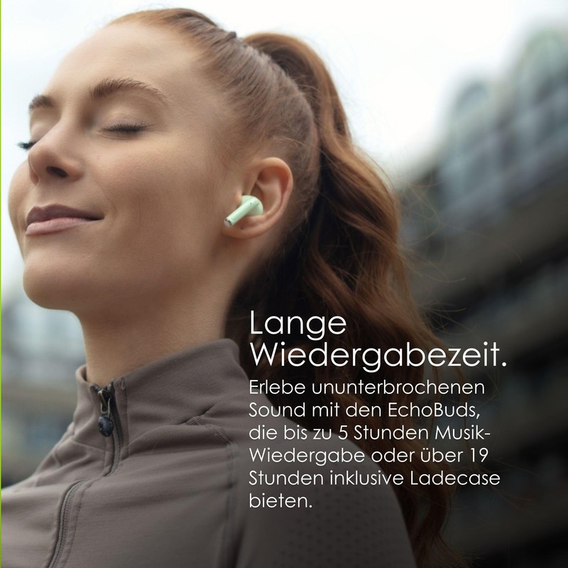 Boompods Echobuds True Wireless Earbuds - Bluetooth Ear Buds with