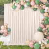 Champagne Backdrop Curtains Birthday Decorations - 4 Pcs 5ft x