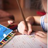 ARPAN Colouring Pencil - Assorted Colours Sharpened Long-Lasting Coloured Pencils