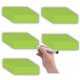STTMGN Magnetic Dry Erase Labels (1x3",Pack of 60),Name Tags Magnets Sticker,Durable for Classroom&Office&Cabinet&Whiteboard&Refrigerator&Education&Home&More (Green) Saint Patrick's Day Gift