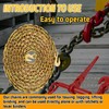 SENKEYFE 1/4" Tow Chain|G80 Log Chain with G70 Clevis Grab