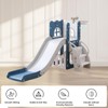 5 in 1 Toddler Slide Indoor, Kids Outdoor Playground with