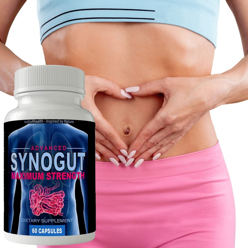 Synogut Advanced Maximum Strength Digestive Health and Metabolism Support Supplement