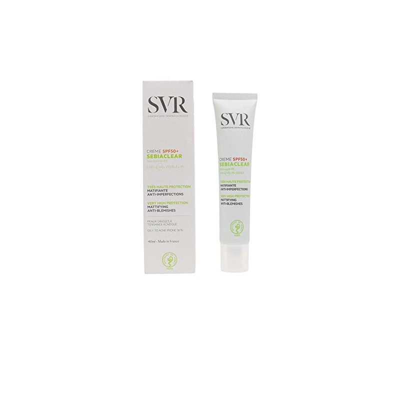 SVR Sebiaclear Protector Solar Facial 50 Crema 40 ml