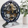 ImprovingLife The Gears Clock Desk Clock 10 inches with Real