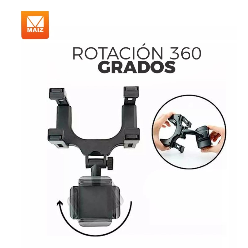 Maíz Soporte Base Celular Para Auto Espejo Retrovisor Universal