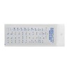 BOGEEL Arabic Keyboards Stickers PVC Keyboards Sticker Letters Clear for
