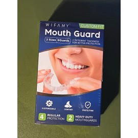 Wifamy Mouth Guards 4 Regular / 2 Heavy Duty Exp 10/26