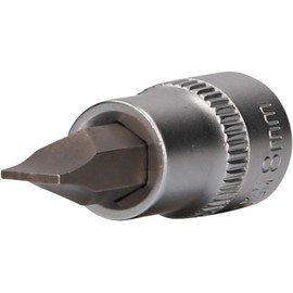 BRILLIANT TOOLS BT021862 3/8 Inch Slotted Bit Socket 2 x 8 mm [Powered by KS Tools]