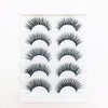 False Eyelashes, 3D Faux Eyelashes Natural Long Looking Fake Eyelashes,Reusable