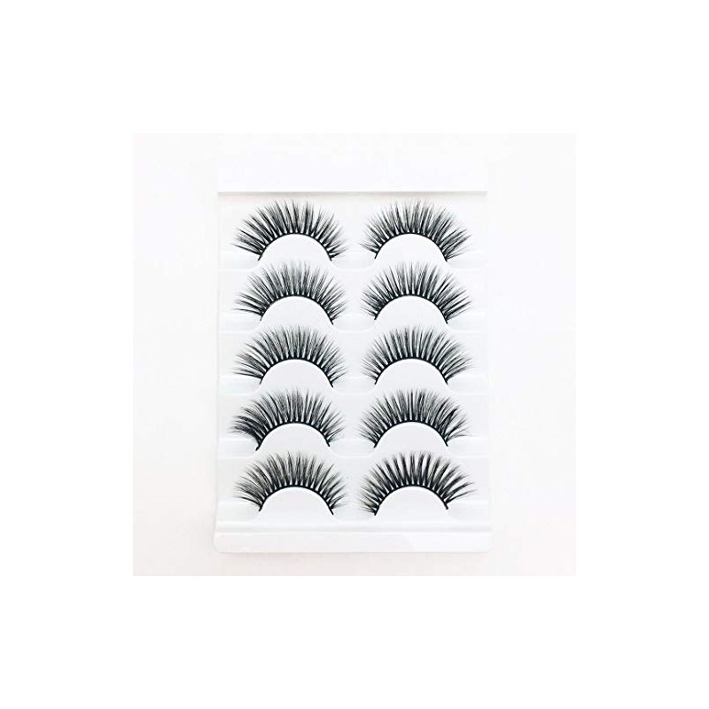 False Eyelashes, 3D Faux Eyelashes Natural Long Looking Fake Eyelashes,Reusable