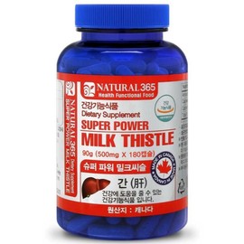 Natural365 Super Power Milk Thistle, 180 tablets, 1 piece / 내츄럴365 슈퍼파워 밀크씨슬, 180정, 1개