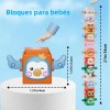 Bloques Apilables Coloridos Montessori Para Bebés 0-2a
