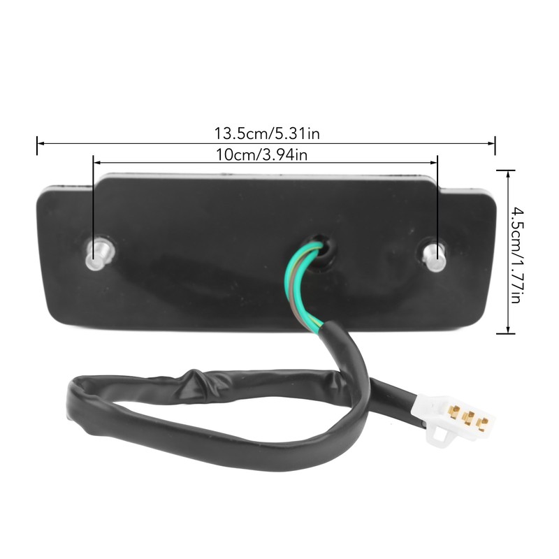 12V Universal Tail Brake Light 3PIN 9LED Rear Stop Lamp