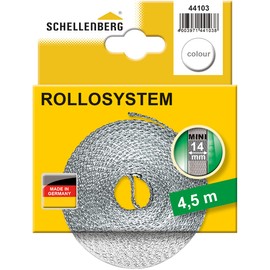 Schellenberg 44103 Rollladengurt, 14mm/4,5m, weiß