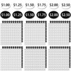 HINZIC 1440pcs Vending Machine Price Labels, 12 Sheets Snack Vending